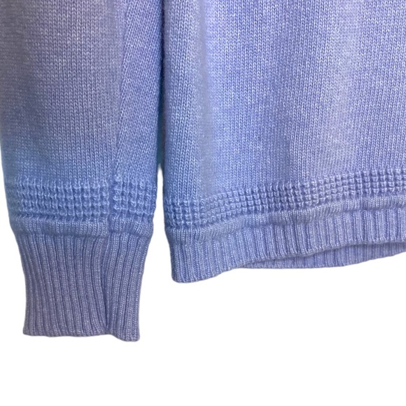 Benedetta B Sweater Cashmere Blend Periwinkle Blue L - Picture 14 of 15